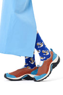 Happy Socks Woman Blue Anchor-Patterned Cotton Socks | Derimod