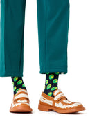Happy Socks Lacivert Dalga Desenli Pamuklu Çorap | Derimod