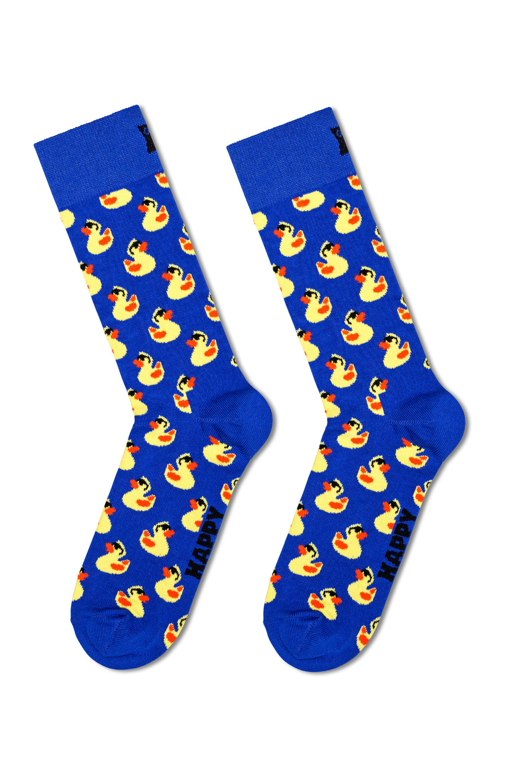 Happy Socks Erkek Çok Renkli Ördek Desenli Pamuklu 3’lü Çorap Seti