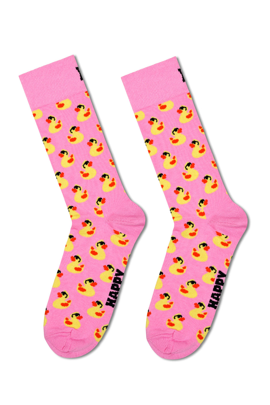 Happy Socks Erkek Çok Renkli Ördek Desenli Pamuklu 3’lü Çorap Seti