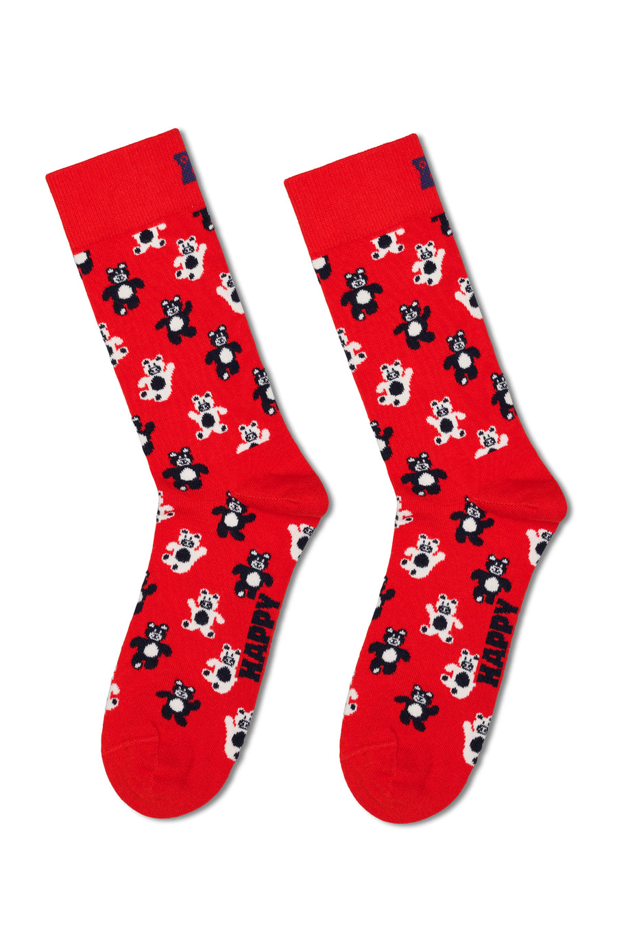 Happy Socks Kadın Kırmızı Desenli Pamuklu Çorap P003200 | Derimod
