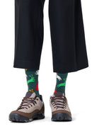 Happy Socks Erkek Yeşil Desenli Pamuklu Çorap | Derimod