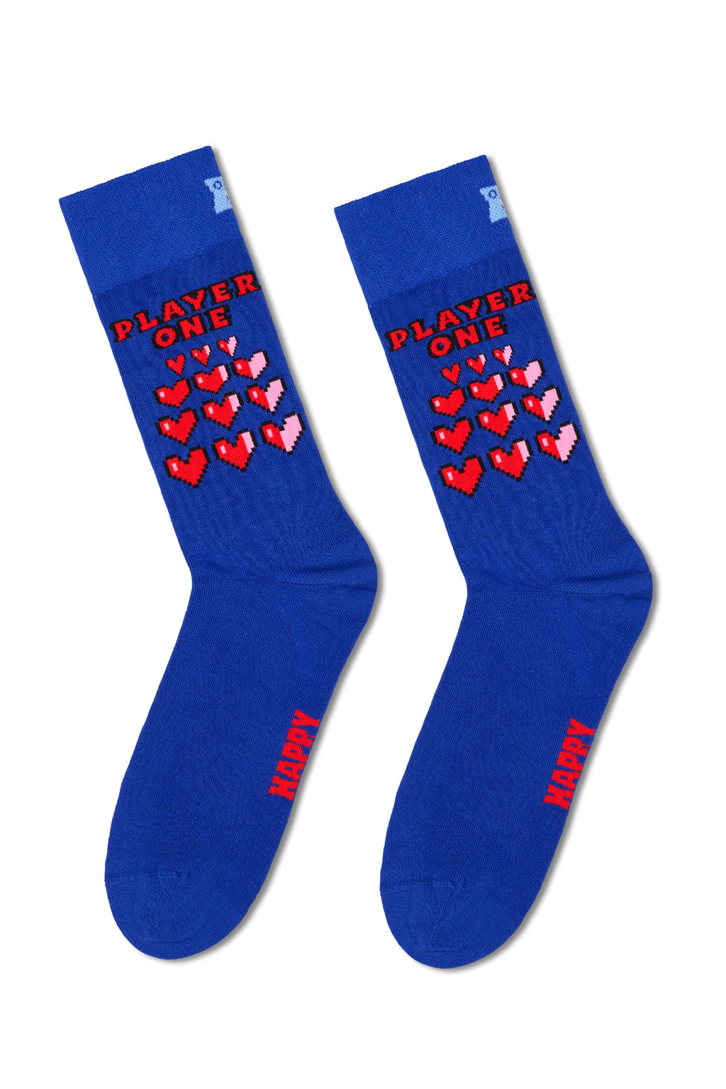 Happy Socks Erkek Çok Renkli Desenli Pamuklu 2'li Çorap Seti