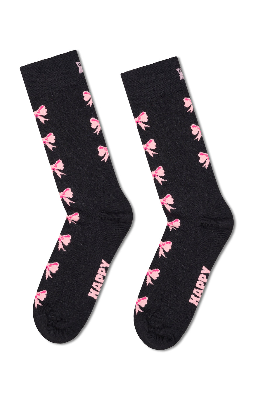 Happy Socks Kadın Siyah Desenli Pamuklu Çorap