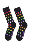 Happy Socks Erkek Siyah Oyuncu Temalı Pamuklu 4’lü Çorap Seti | Derimod