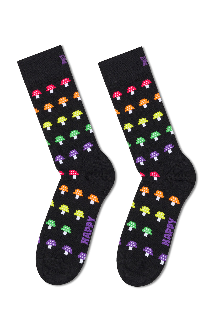 Happy Socks Erkek Siyah Oyuncu Temalı Pamuklu 4’lü Çorap Seti