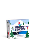 Happy Socks Erkek Çok Renkli Kış Temalı Pamuklu 2’li Çorap Seti | Derimod