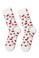 Happy Socks Woman Multicolor Hello Kitty Themed 6-Pack Sock Set | Derimod
