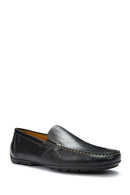 Geox Erkek Siyah Moner Deri Loafer | Derimod