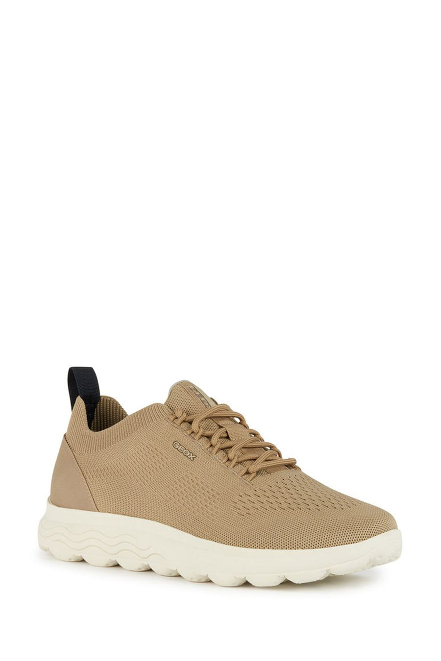 Geox Erkek Bej Spherica Bağcıklı Kumaş Sneaker