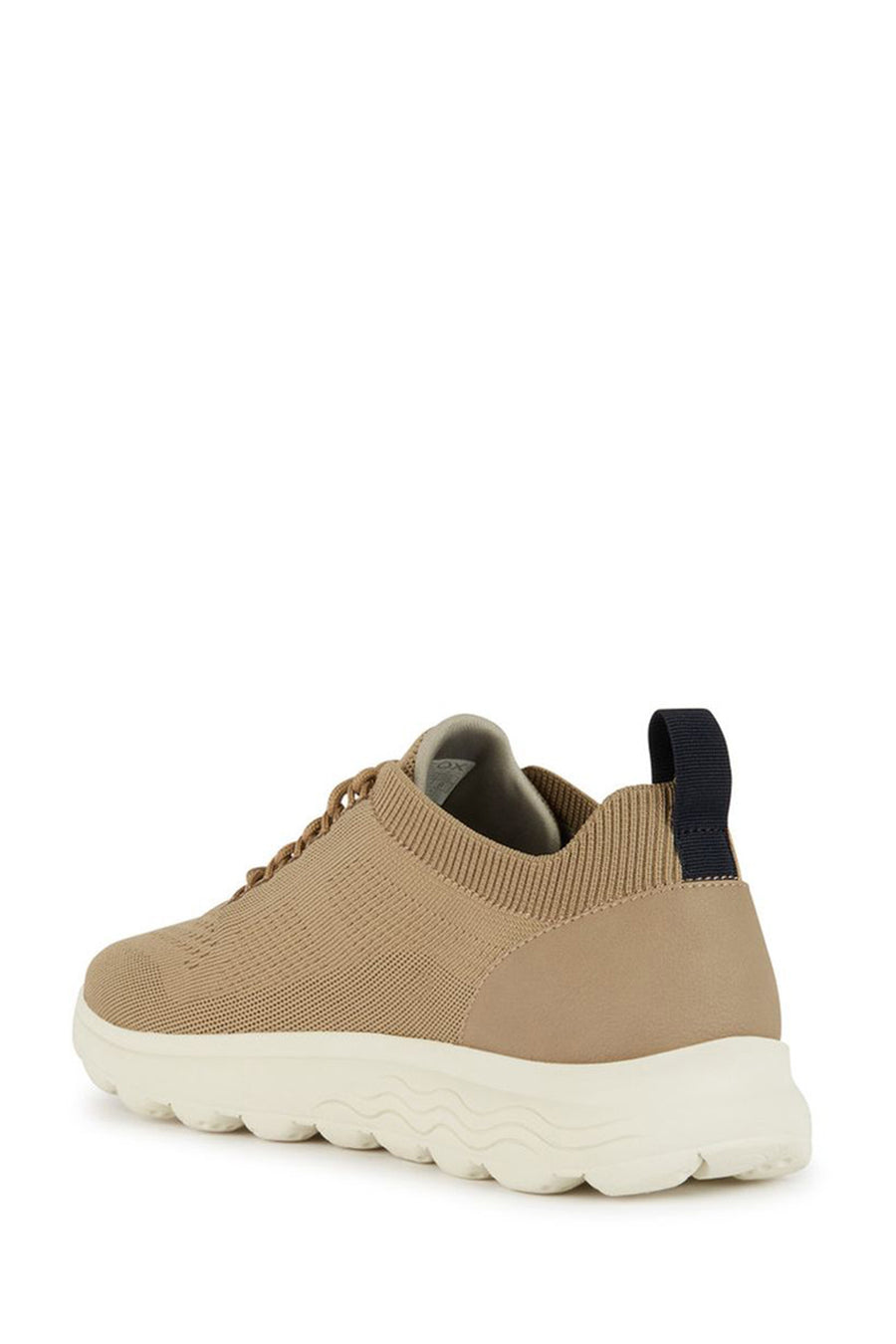 Geox Erkek Bej Spherica Bağcıklı Kumaş Sneaker