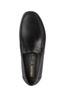Geox Erkek Siyah Deri U Sile 2 Fit Loafer | Derimod
