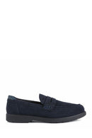 Geox Erkek Lacivert Spherica Ec11 Süet Deri Loafer | Derimod