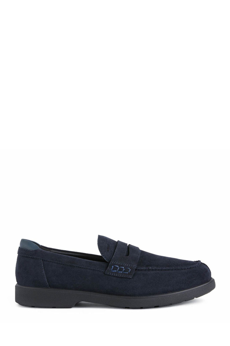 Geox Erkek Lacivert Spherica Ec11 Süet Deri Loafer U25EFC00022C4002 | Derimod