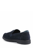 Geox Erkek Lacivert Spherica Ec11 Süet Deri Loafer | Derimod