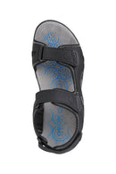 Geox Men's Black U Spherica Ec5 Flat Sandals | Derimod