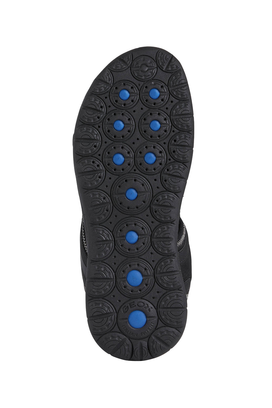 Geox Men's Black U Spherica Ec5 Flat Sandals