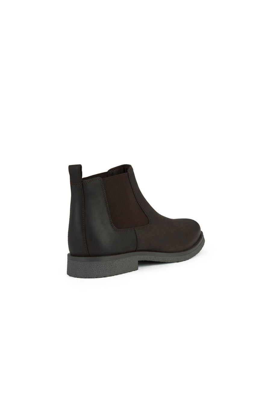 Geox Men's Brown Claudio Nubuck Leather Chelsea Boots