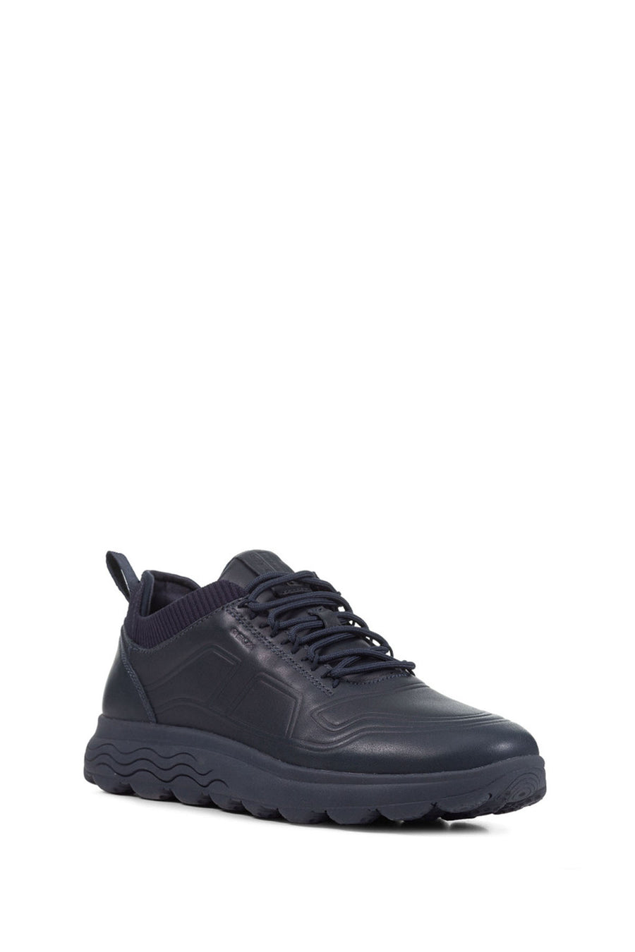 Geox Siyah Erkek Deri U Spherica Sneaker