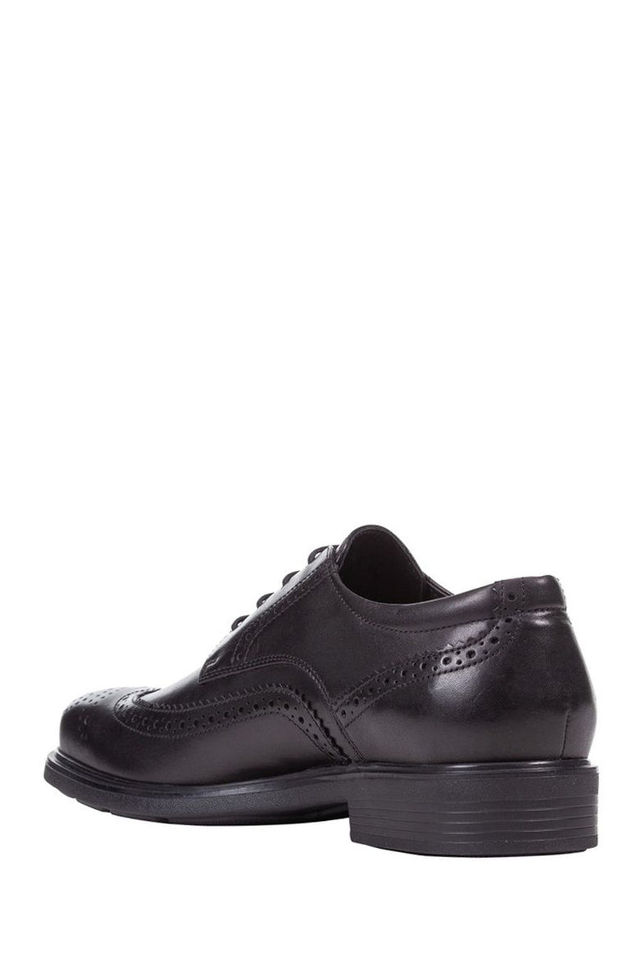 Geox Men's Black Dublin Lace-up Leather Classic Shoes