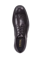 Geox Men's Black Dublin Lace-up Leather Classic Shoes | Derimod