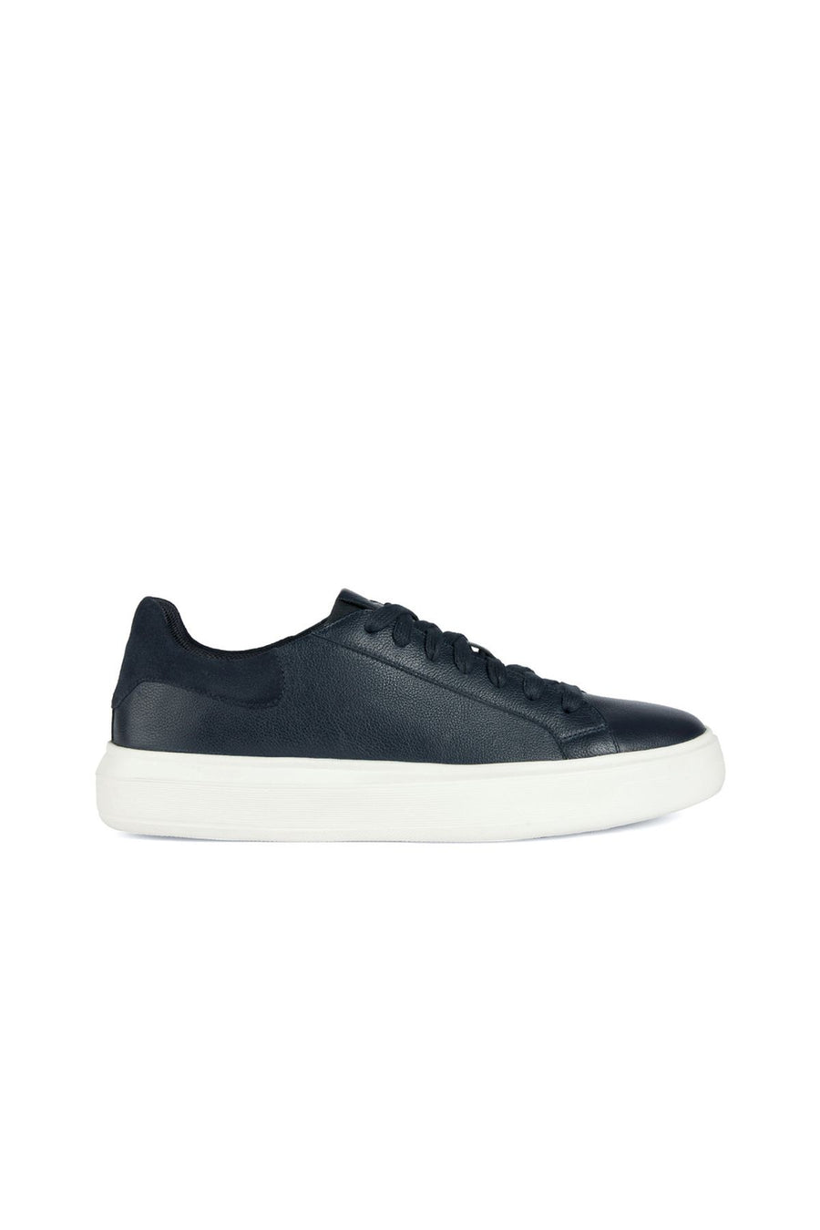 Geox Erkek Lacivert Deiven Bağcıklı Deri Casual Sneaker U355WA00047C4002 | Derimod