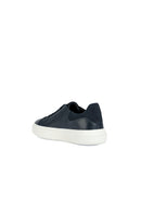 Geox Erkek Lacivert Deiven Bağcıklı Deri Casual Sneaker | Derimod