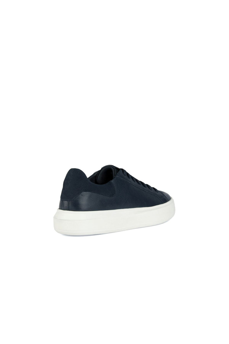 Geox Erkek Lacivert Deiven Bağcıklı Deri Casual Sneaker