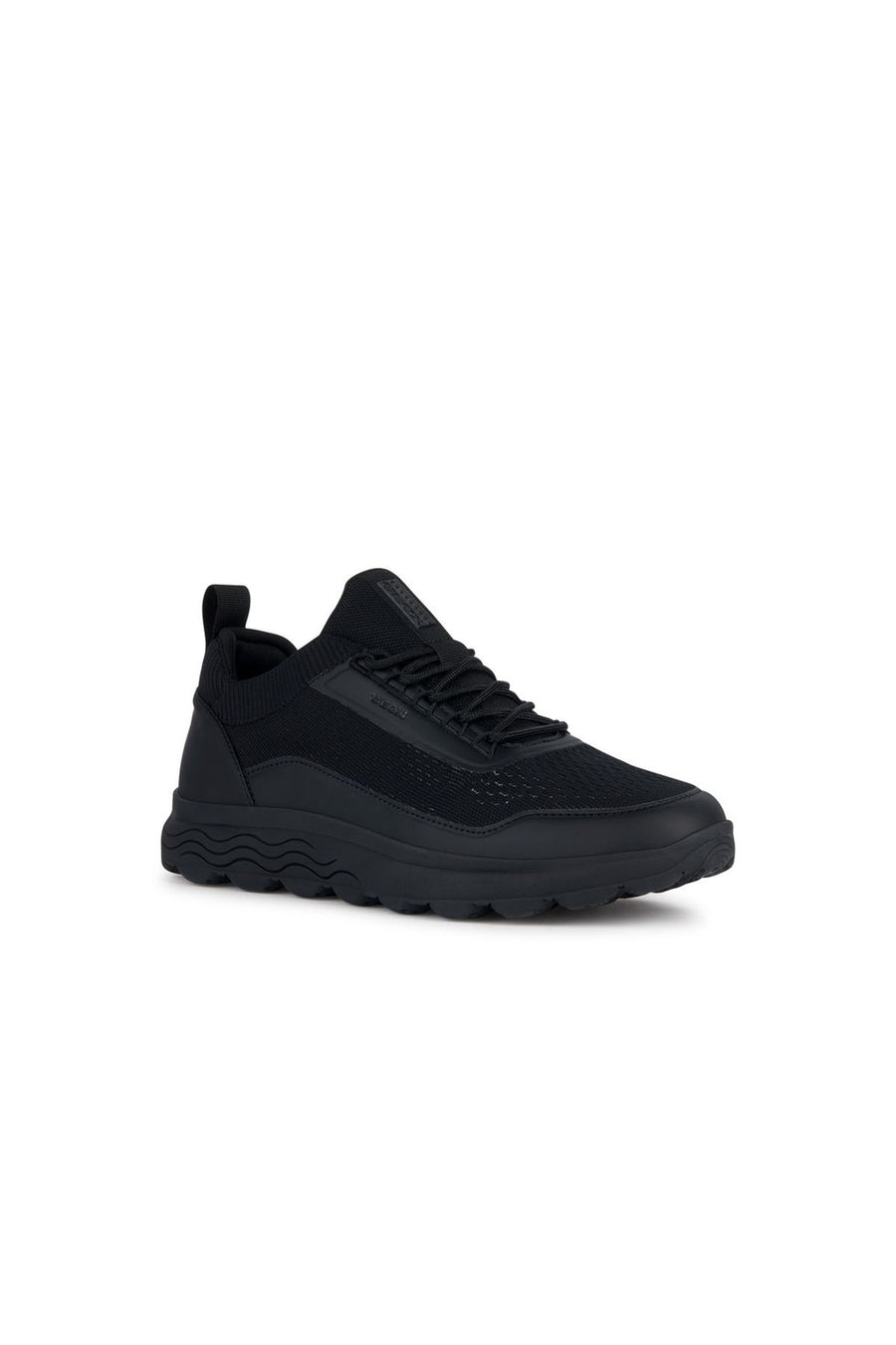 Geox Men's Black Spherica Lace-up Sneaker