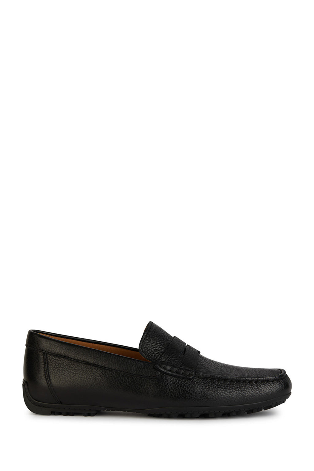 Geox Erkek Siyah U Kosmopolis + Grip B - Tum Deri Casual Loafer