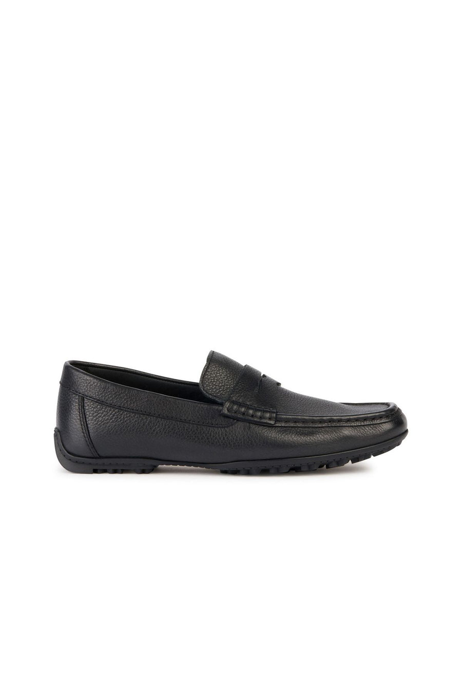 Geox Men's Black Kosmopolis + Grip Leather Masculine Loafer U36CFA00046C9999 | Derimod