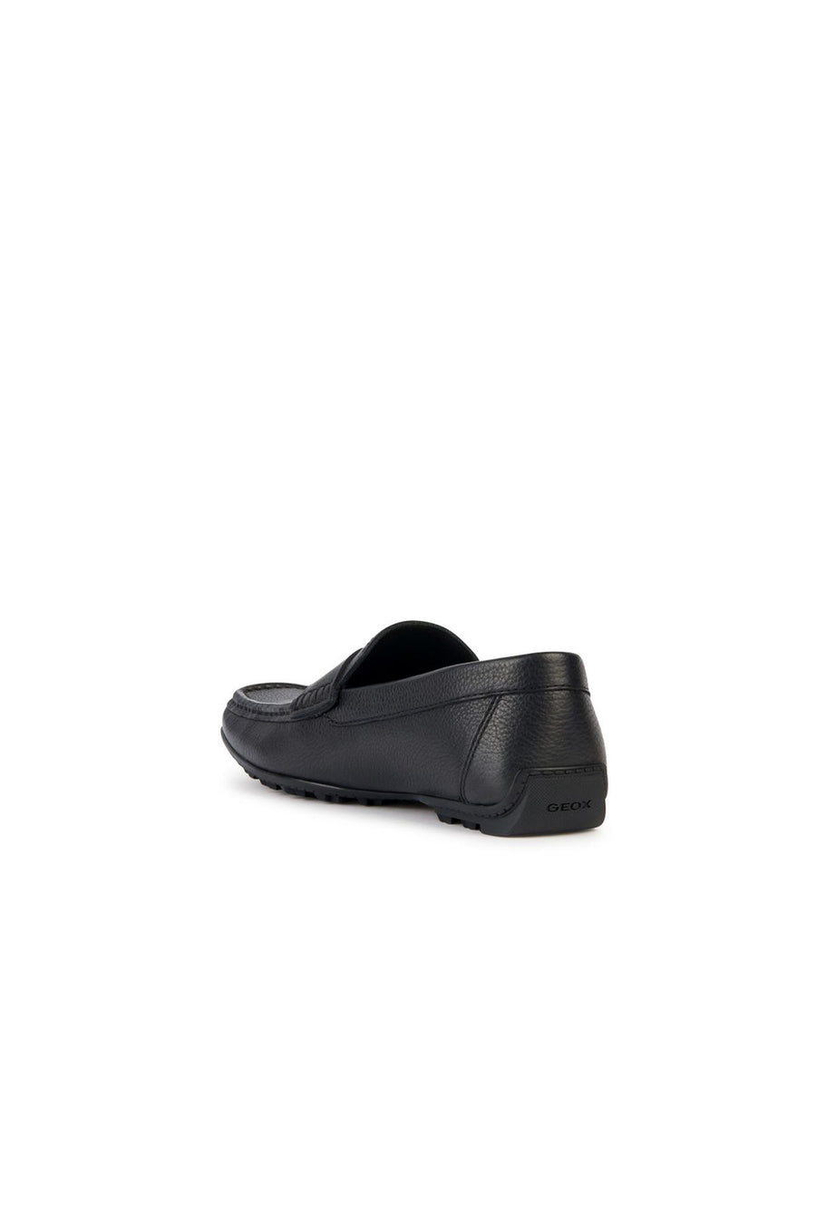 Geox Men's Black Kosmopolis + Grip Leather Masculine Loafer