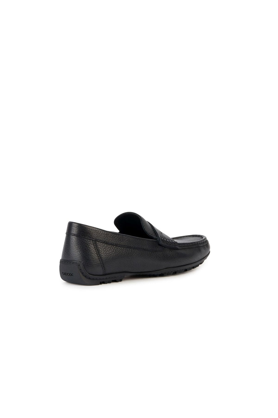 Geox Men's Black Kosmopolis + Grip Leather Masculine Loafer