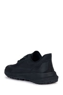 Geox Men's Black Pg1x Abx Lace-Up Leather Sneaker | Derimod