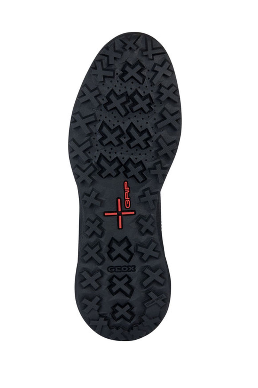 Geox Men's Black Pg1x Abx Lace-Up Leather Sneaker