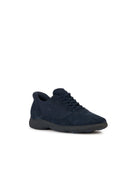 Geox Erkek Lacivert Nebula 2.0 Bağcıklı Deri Sneaker | Derimod