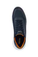 Geox Erkek Lacivert Pg1x Bağcıklı Kumaş Sneaker | Derimod