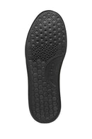 Geox Erkek Siyah Deıven Bağcıklı Deri Casual Sneaker | Derimod