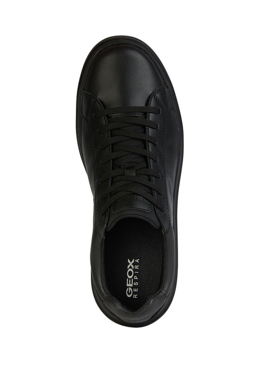 Geox Erkek Siyah Spherica Bağcıklı Deri Casual Sneaker