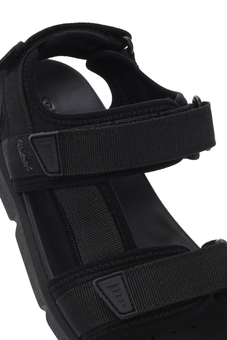 Geox Erkek Siyah Xand 2s Kumaş Sandalet