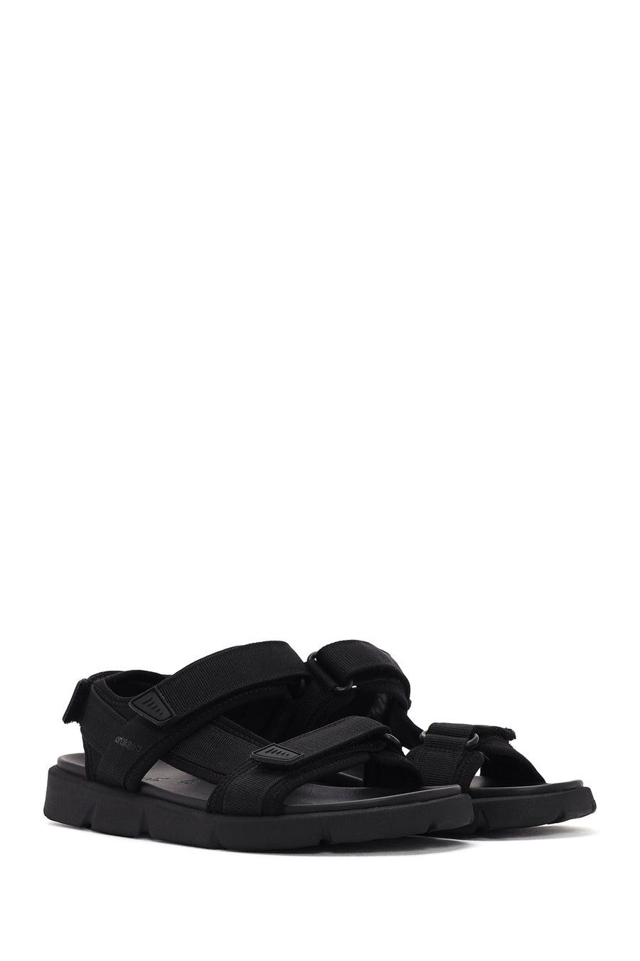 Geox Erkek Siyah Xand 2s Kumaş Sandalet
