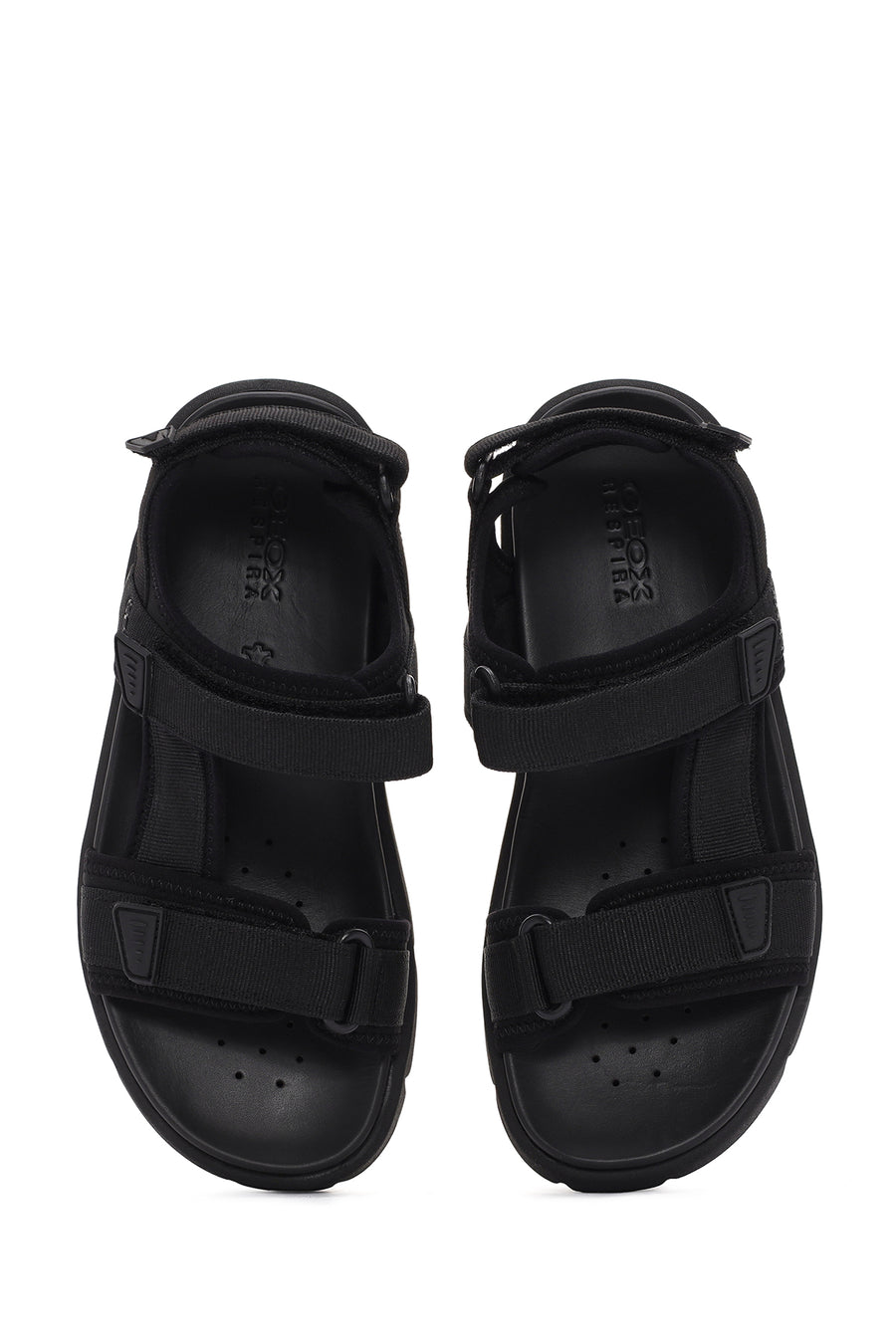 Geox Erkek Siyah Xand 2s Kumaş Sandalet