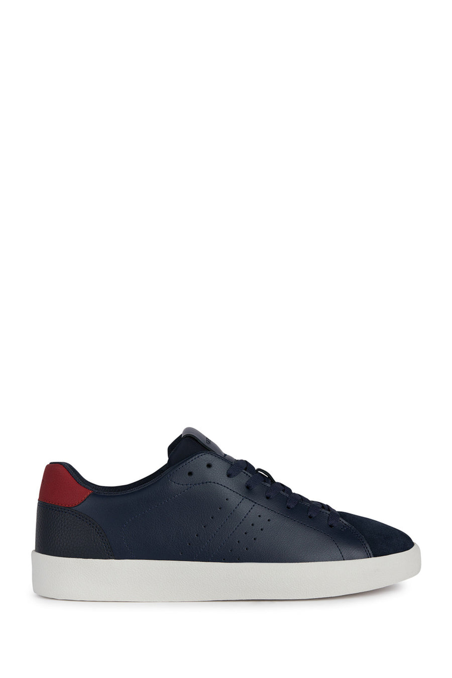Geox Erkek Lacivert Affıle Bağcıklı Deri Sneaker U45BUA09B22C4002 | Derimod