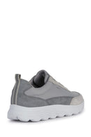 Geox Erkek Gri Spherica Bağcıklı Kumaş Sneaker | Derimod
