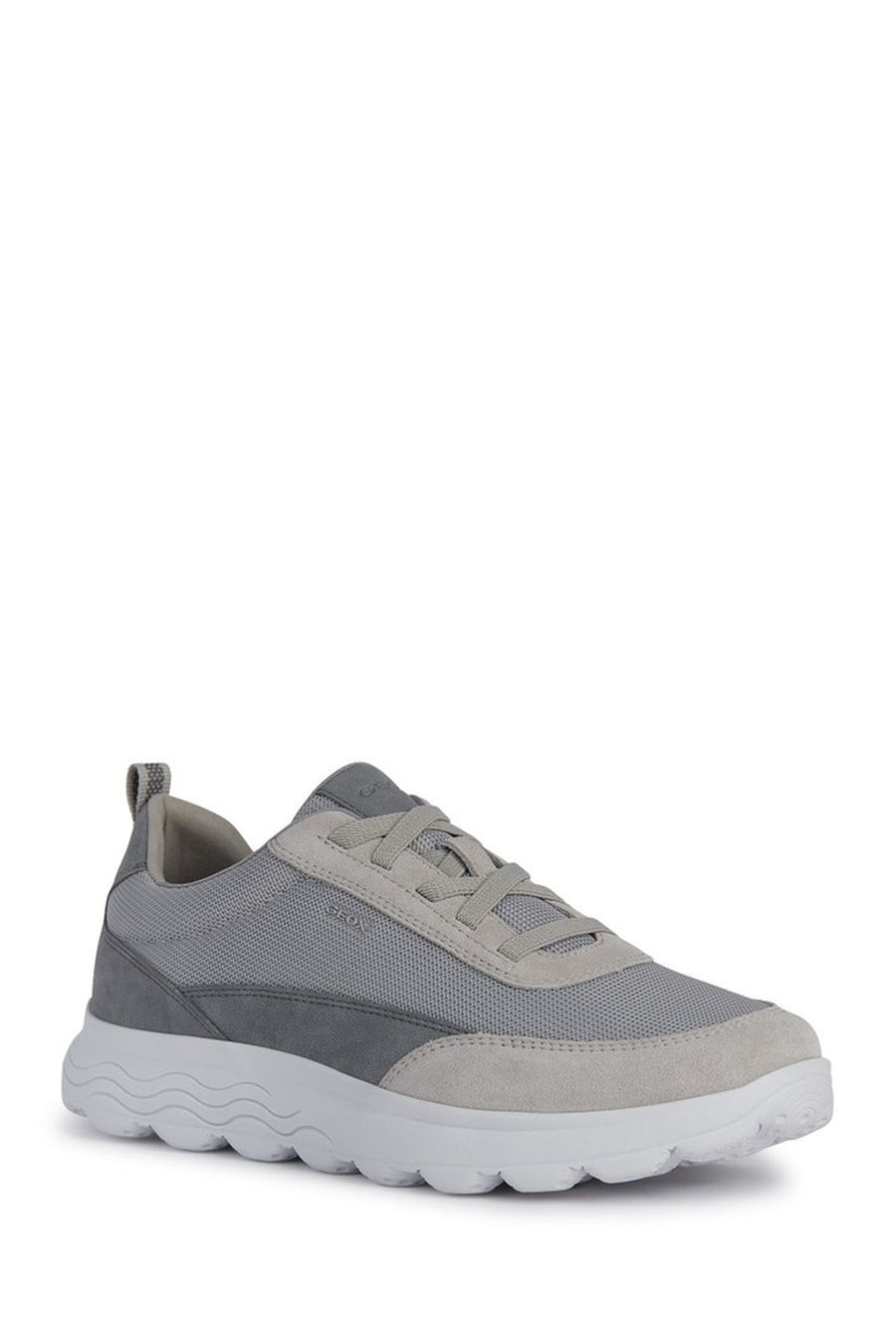 Geox Erkek Gri Spherica Bağcıklı Kumaş Sneaker