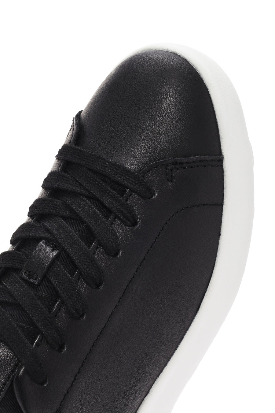 Geox Men's Black Spherica Lace-up Leather Sneaker