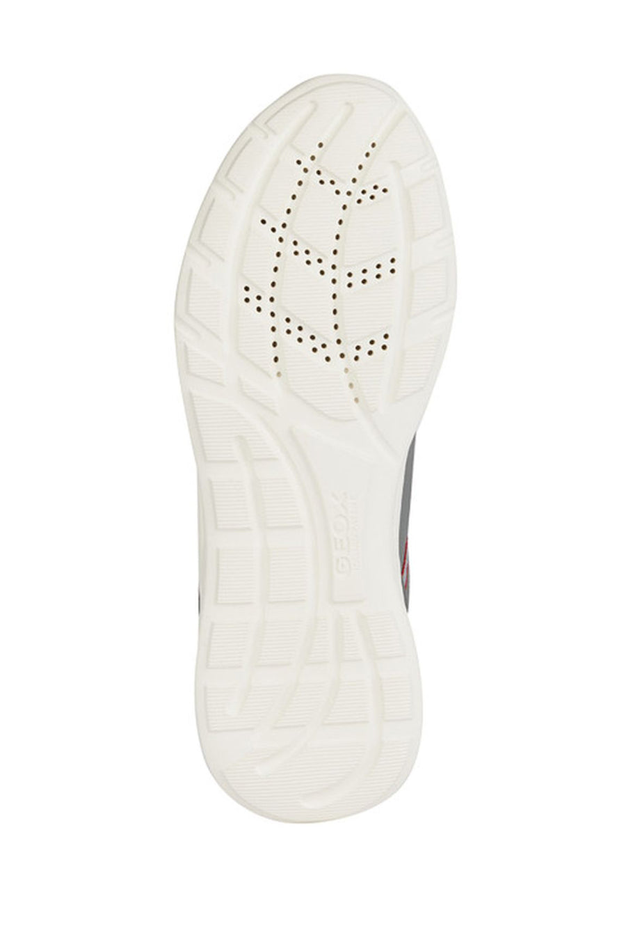 Geox Erkek Gri Sanzio Bağcıklı Deri Sneaker