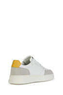 Geox Erkek Beyaz Deri Sneaker | Derimod