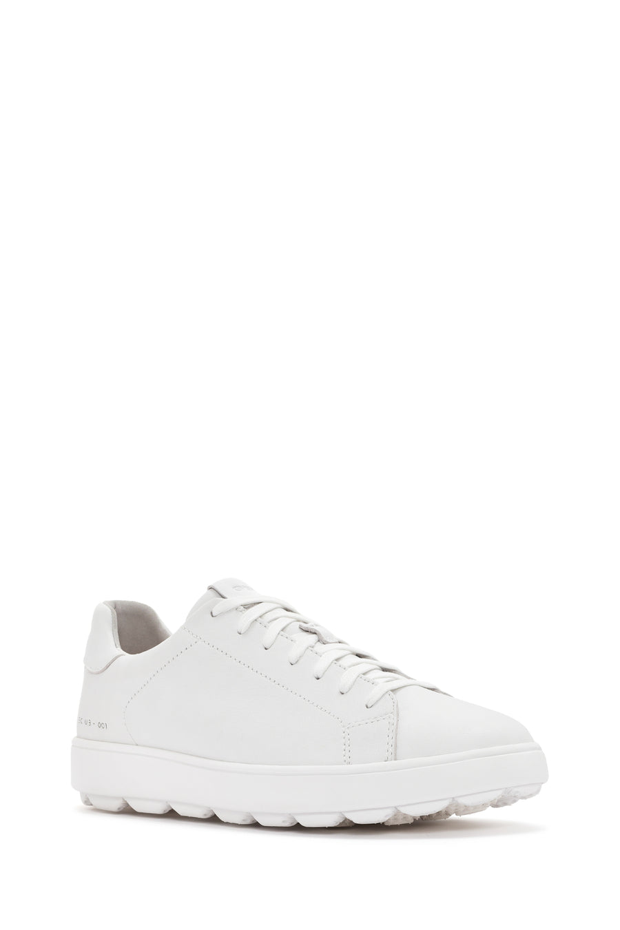 Geox Erkek Beyaz Spherica Ecub Bağcıklı Deri Sneaker