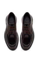 Derimod Fly Male Brown Lace-Up Thick-Soled Leather Casual Shoes | Derimod